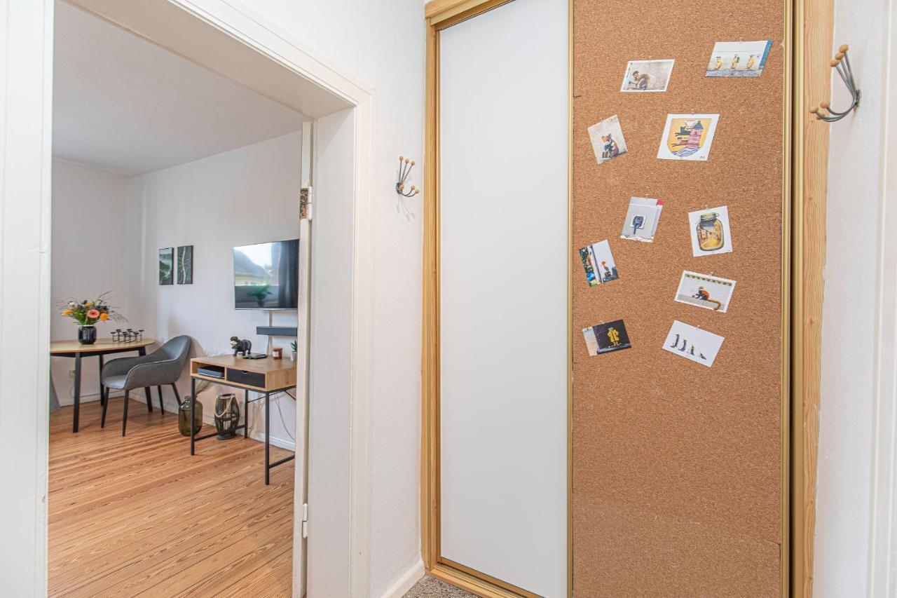 Fewo1846 - Kommood - Zentral Gelegenes Studio-Apartment Mit Balkon Im Hochparterre Flensburg Exteriör bild